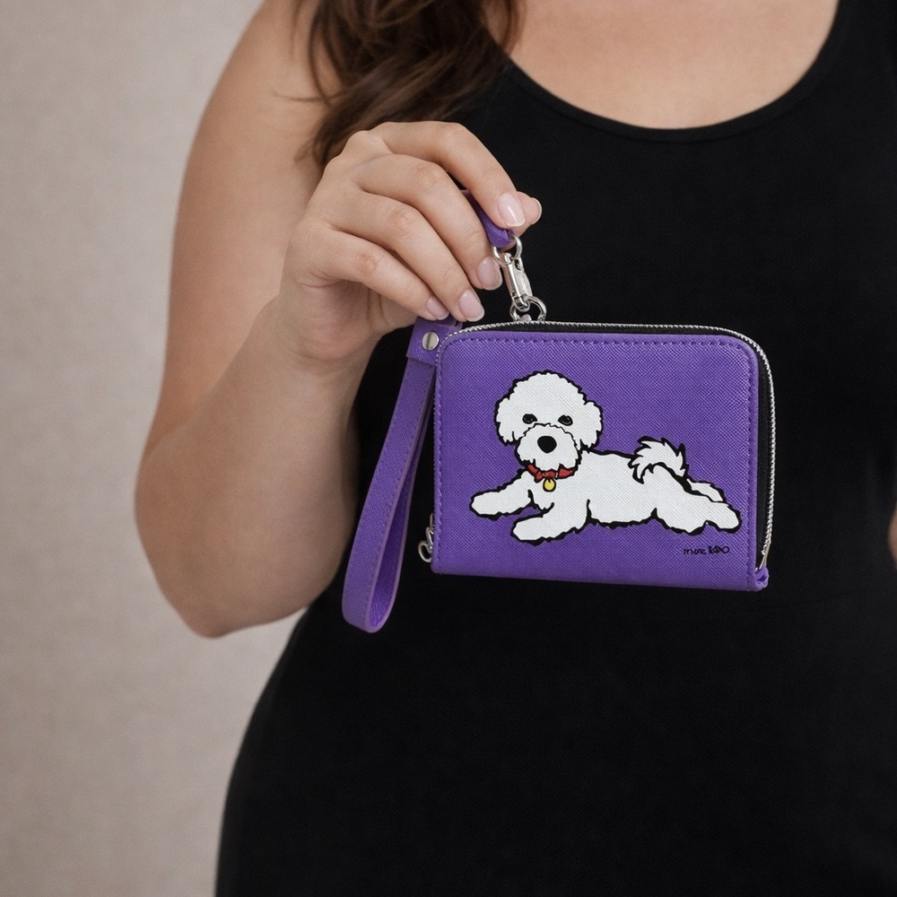 Marc Tetro Purple Wallet/ Wristlet